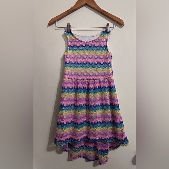 Rainbow knit rainbow dress - Picture 1 of 3